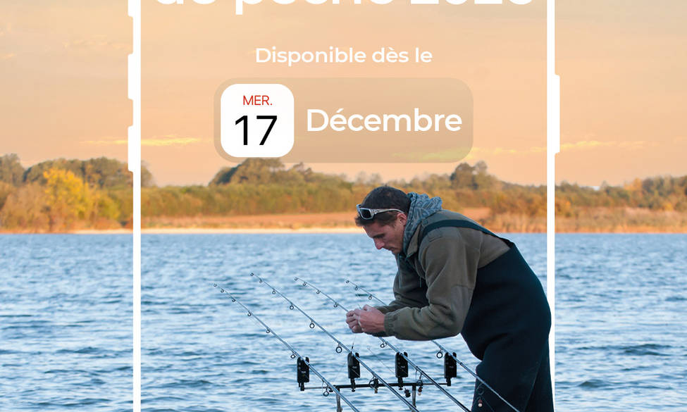 Les cartes de pêche 2026 sont disponibles ! 